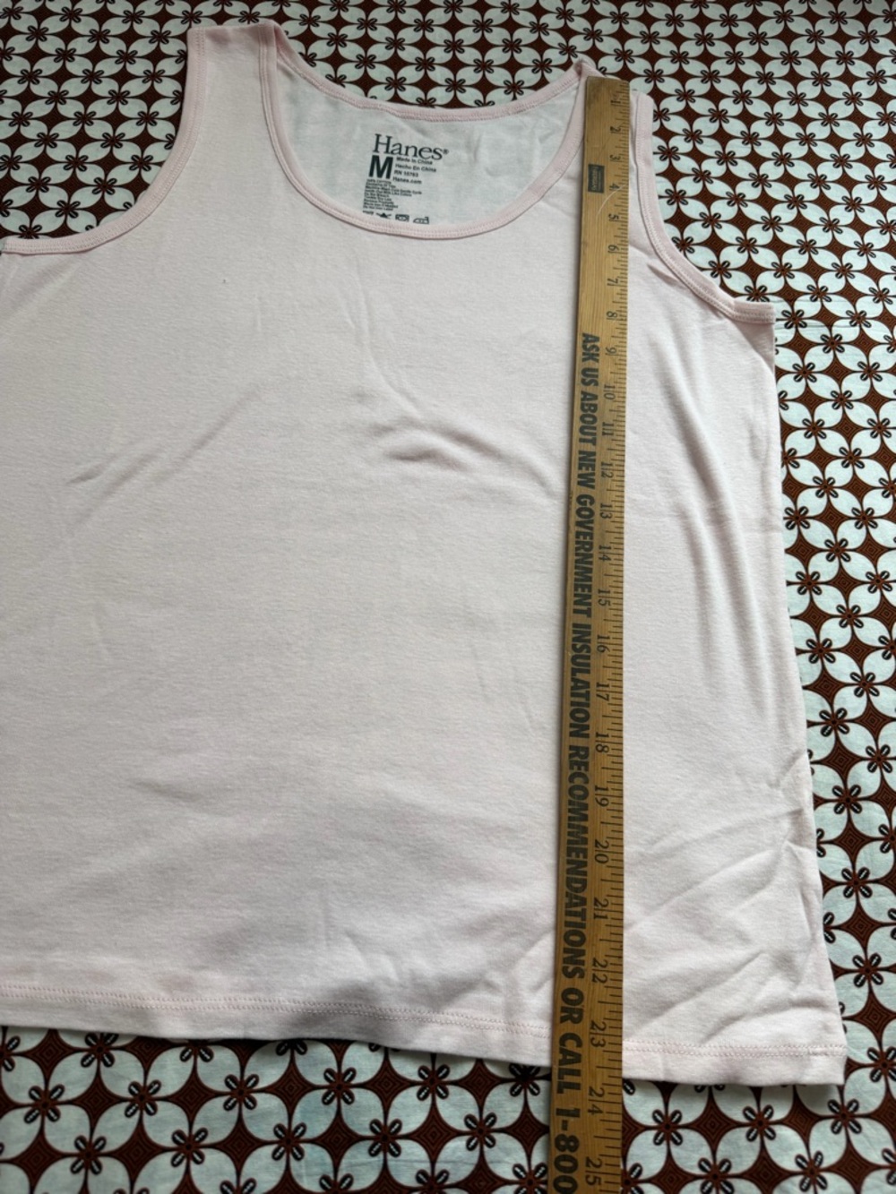 Hanes Women’s Pale Pink Sleeveless Tank Top - Picture 6 of 6